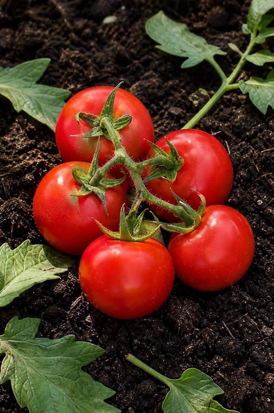 O² Vision — Organic Tomatoes on Rich Soil